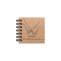 Scrapbook OEM Nossas Lembranças Capa Flexível Kraft 240g 20 Folhas Pretas 180g Tamanho A6 Preto Scrapbook OEM Nossas Lembranças Capa Flexível Kraft 240g 20 Folhas Pretas 180g Tamanho A6 Preto