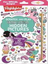 Scratch-and-play unicorn hidden pictures
