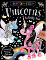 Scratch And Sparkle Unicorns Activity Book - Make Believe