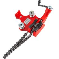 Screw Bench Chain Vise VEVOR 1/8-5 com capacidade de tubulação Heavy Duty