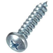 Screw Hillman 8 x 1,9 cm Pan Head Phillips Zinc, pacote com 100