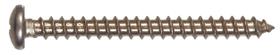 Screw Hillman, 8 x 2,5 cm, cabeça de panela de aço inoxidável, pacote com 100 Screw Hillman, 8 x 2,5 cm, cabeça de panela de aço inoxidável, pacote com 100