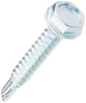 Screw Hillman, cabeça de lavadora autoperfurante, 10-16" x 3,2 cm, pacote com 100