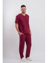 Scrub 100% Poliéster Blusa-calça Hospitalar Enfermagem Masc.