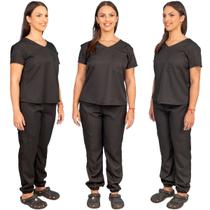 Scrub Feminino OLUAS Decote V Confortável Scrub Feminino OLUAS Decote V Confortável