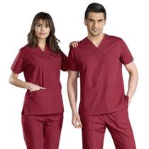 Scrub Pijama Cirúrgico Feminino Oxford Não Amassa-hospitalar unissex 03 - Dona Moça