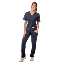 Scrub Pijama Cirúrgico Gabardine Marinho Blanco Raro Scrub Pijama Cirúrgico Gabardine Marinho Blanco Raro