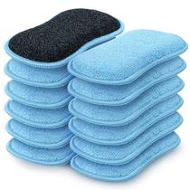 Scrub Sponges HOMEXCEL, cozinha multiuso, pacote com 12 unidades, azul