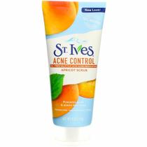 Scrub St. Ives Acne Control Medicated Damasco 180 ml (pacote com 3)