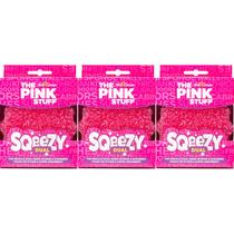 Scrubber Sponge Stardrops The Pink Stuff Sqeezy Miracle, pacote com 3