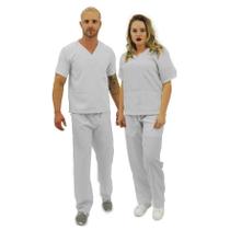 Scrubs Blusa e Calça Enfermagem Cuidadora Hospitalar Plus Size G1 PH07 - 1 - Imperial.shop