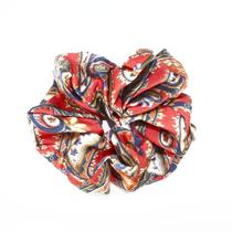 Scrunchie Coral com Estampa