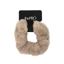 Scrunchie Elástico para Cabelos Pelúcia Areia Vogue ThePró Scrunchie Elástico para Cabelos Pelúcia Areia Vogue ThePró
