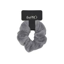 Scrunchie Elástico para Cabelos Pelúcia Cinza Vogue ThePró Scrunchie Elástico para Cabelos Pelúcia Cinza Vogue ThePró