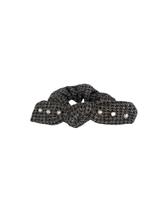 Scrunchie elástico Tweed Perólas - Cinza Scrunchie elástico Tweed Perólas - Cinza