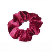 Scrunchie em Veludo Vinho