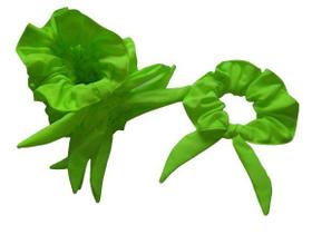 Scrunchie Neon Xuxinha Elástico de Cabelo, Rabicó modelo c/ laço Scrunchie Neon Xuxinha Elástico de Cabelo, Rabicó modelo c/ laço