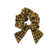 Scrunchie Pequeno Para Cabelo - Marrom E Preto Scrunchie Pequeno Para Cabelo - Marrom E Preto