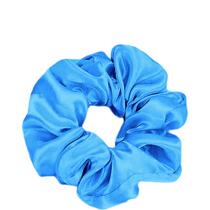 Scrunchie Xuxinha de Cetim Azul Claro