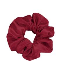 Scrunchie Xuxinha de Cetim Vermelho Rubi