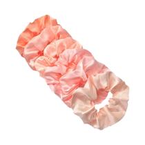 Scrunchies de Cetim para Meninas - Elásticos de Cabelo e Porta-Rabos de Cavalo