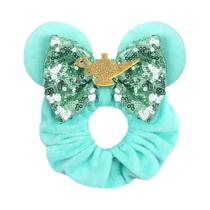 Scrunchies de Veludo com Orelhas de Mickey - Para Meninas e Mulheres