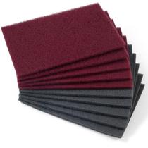 Scuff Pads S SATC 6x9cm, pacote com 10, marrom e cinza para automóveis Scuff Pads S SATC 6x9cm, pacote com 10, marrom e cinza para automóveis