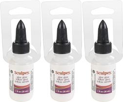 Sculpey Polyform Verniz Brilhante 1 Onça Pacote com 3 Sculpey Polyform Verniz Brilhante 1 Onça Pacote com 3