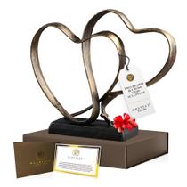 Sculpture DCAPILLA Wedding Anniversary Iron 6º presente para casal