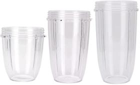Sduck Replacement Cup para Nutribullet Replacement Parts 32oz 18oz 24oz para Nutri Bullet 600W e 900W, 3 pcs/pack