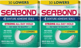 Sea-Bond Selos Adesivos para Dentadura Inferior 30 Unidades Sabor Menta Sea-Bond Selos Adesivos para Dentadura Inferior 30 Unidades Sabor Menta