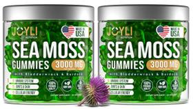Sea Moss Gummies JOYLI Nutrition, pacote com 2, 60 ursinhos de goma Sea Moss Gummies JOYLI Nutrition, pacote com 2, 60 ursinhos de goma
