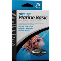 Seachem kit medidor marinho basico ph alcalinidade amonia nitrito nitrato Seachem kit medidor marinho basico ph alcalinidade amonia nitrito nitrato