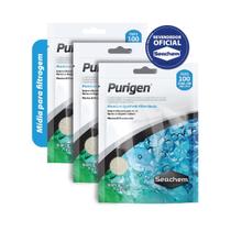 Seachem Purigen Kit 3X100Ml Mídia Filtrante Remove Sujeira
