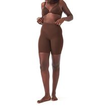 Seamless Power Mid-Tigh Short SPANX Lightweight Brown M