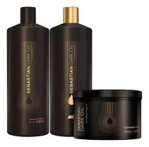 Sebastian Dark Oil Shampoo 1l + Condicion 1l + Mascara 500ml