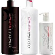 Sebastian Penetraitt Kit Shampoo 1L + Condicionador 1L + Máscara 500ml