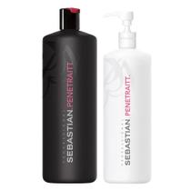 Sebastian Penetraitt Shampoo 1000ml e Máscara 500ml Sebastian Penetraitt Shampoo 1000ml e Máscara 500ml