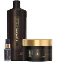 Sebastian Professional Dark Oil Shampoo 1L Mascara 150ml e Oleo Capilar 30ml