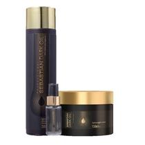 Sebastian Professional Dark Oil Shampoo 250ml Mascara 150ml e Oleo Capilar 30ml