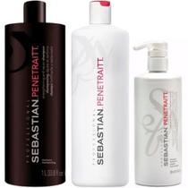 Sebastian Professional Penetraitt Shampoo + Cond + Máscara