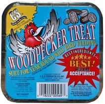 Sebo para pássaros C&S Woodpecker Treat 311g Sebo para pássaros C&S Woodpecker Treat 311g
