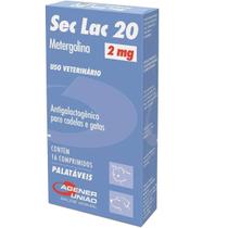 Sec Lac 20 Antigalactogênico Para Cadelas e Gatas 2 Mg