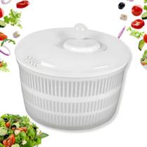 Seca Salada 4,5 Litros Alves Grande / Secador Centrifuga Folhas Verduras Manual / Cozinha Utilidade