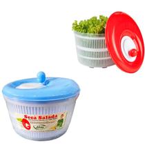 Seca Saladas Centrífuga Secador De Folhas Verduras Grande 4,5 L - Baitashop