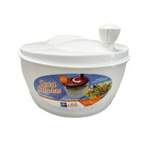 Seca Saladas Secador Centrifuga de Verduras Manual Grande 4 L Branco Seca Saladas Secador Centrifuga de Verduras Manual Grande 4 L Branco