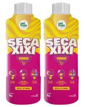 Seca Xixi 1kg, Varrer Urina Pó Higieniza e Neutraliza Odor para Cachorros e Gatos PETMAIS QUANTIDADE:2 Seca Xixi 1kg, Varrer Urina Pó Higieniza e Neutraliza Odor para Cachorros e Gatos PETMAIS QUANTIDADE:2