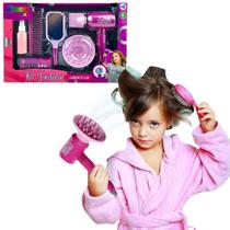 Secador cabelo 2 velocidades a pilha Conjunto salão beleza
