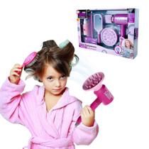 Secador cabelo 2 velocidades a pilha Conjunto salão beleza - COMPANY KIDS