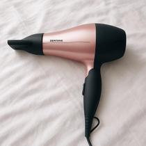 Secador Cabelo Portátil 1200W Bivolt Viagem Compacto Leve Silencioso Potente Rápido Beleza Feminino Rosa